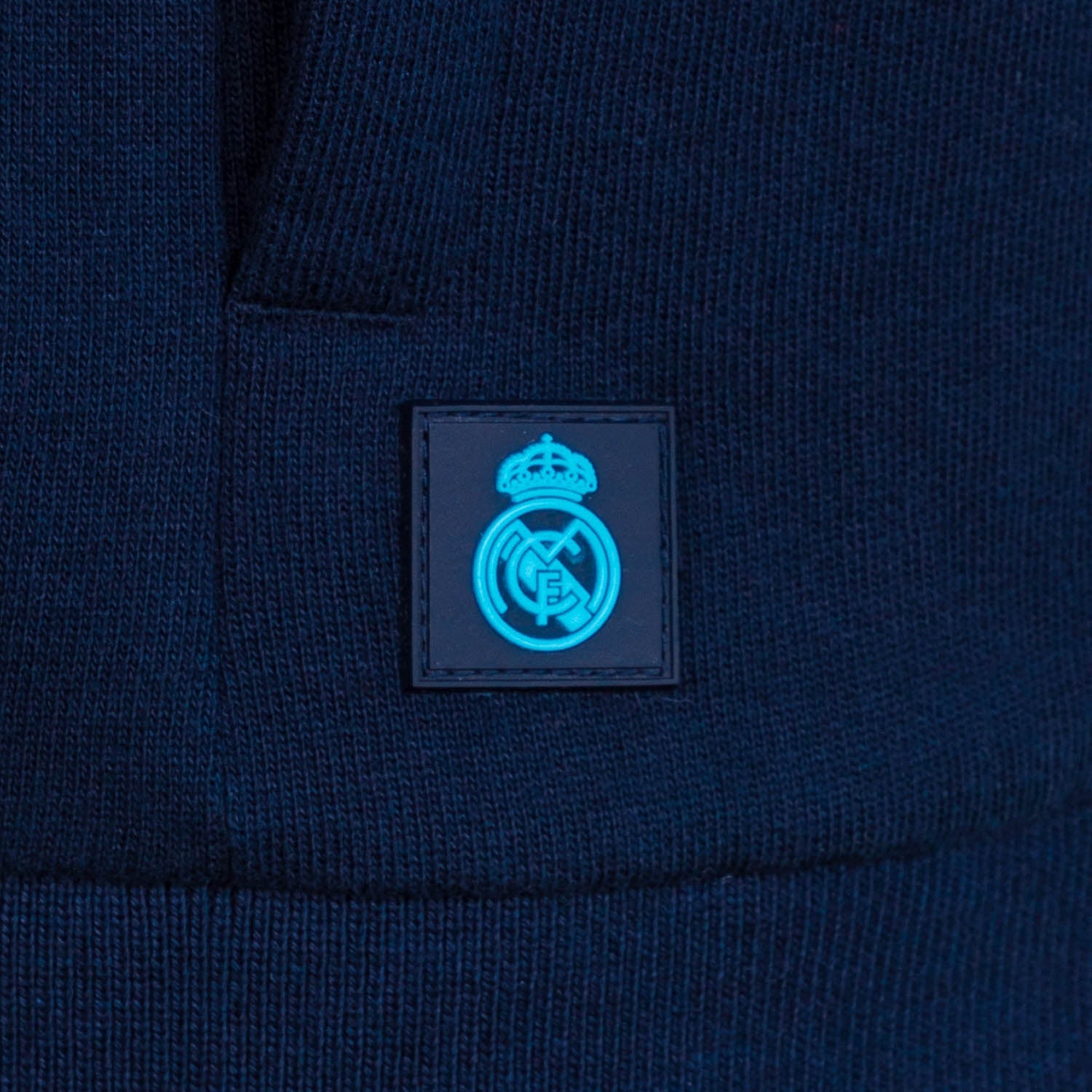 Sudadera Madrid Sky Hombre Cremallera Parcial Azul