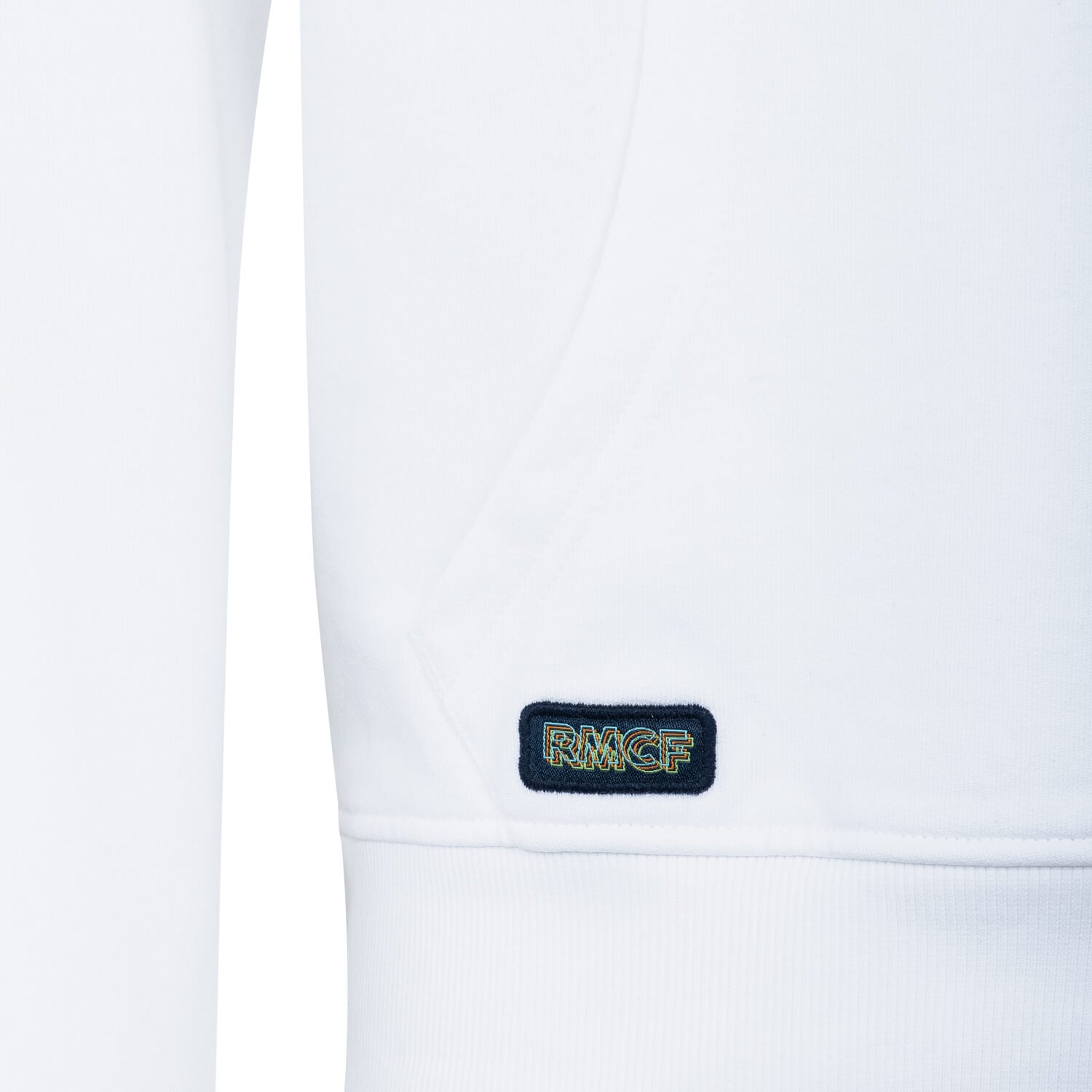 Bernabéu Neon Lights Sudadera Capucha Estampado Escudo Blanco