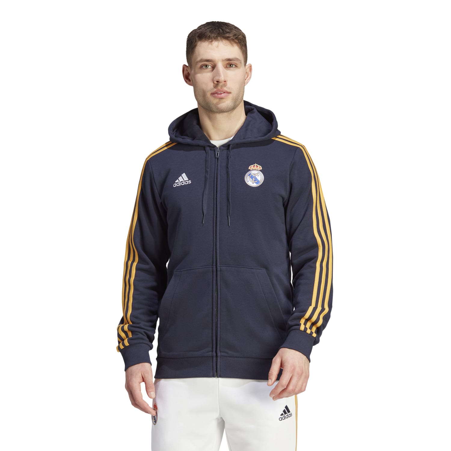 Sudadera Capucha adidas Hombre DNA 23/24 Azul Marino