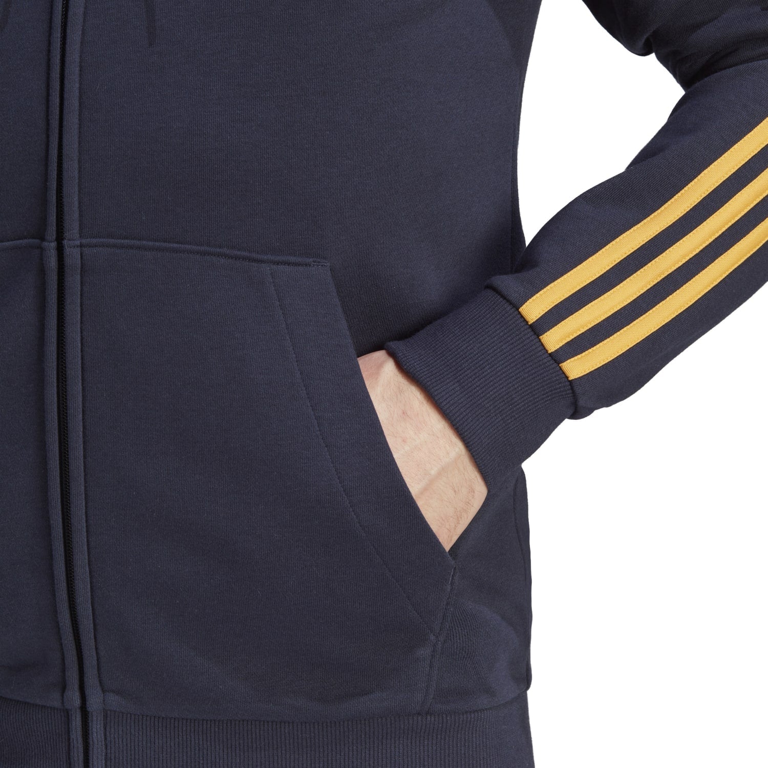 Sudadera Capucha adidas Hombre DNA 23/24 Azul Marino