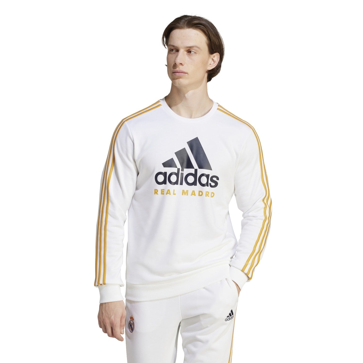 Sudadera adidas Hombre DNA Logo 23/24 Blanca