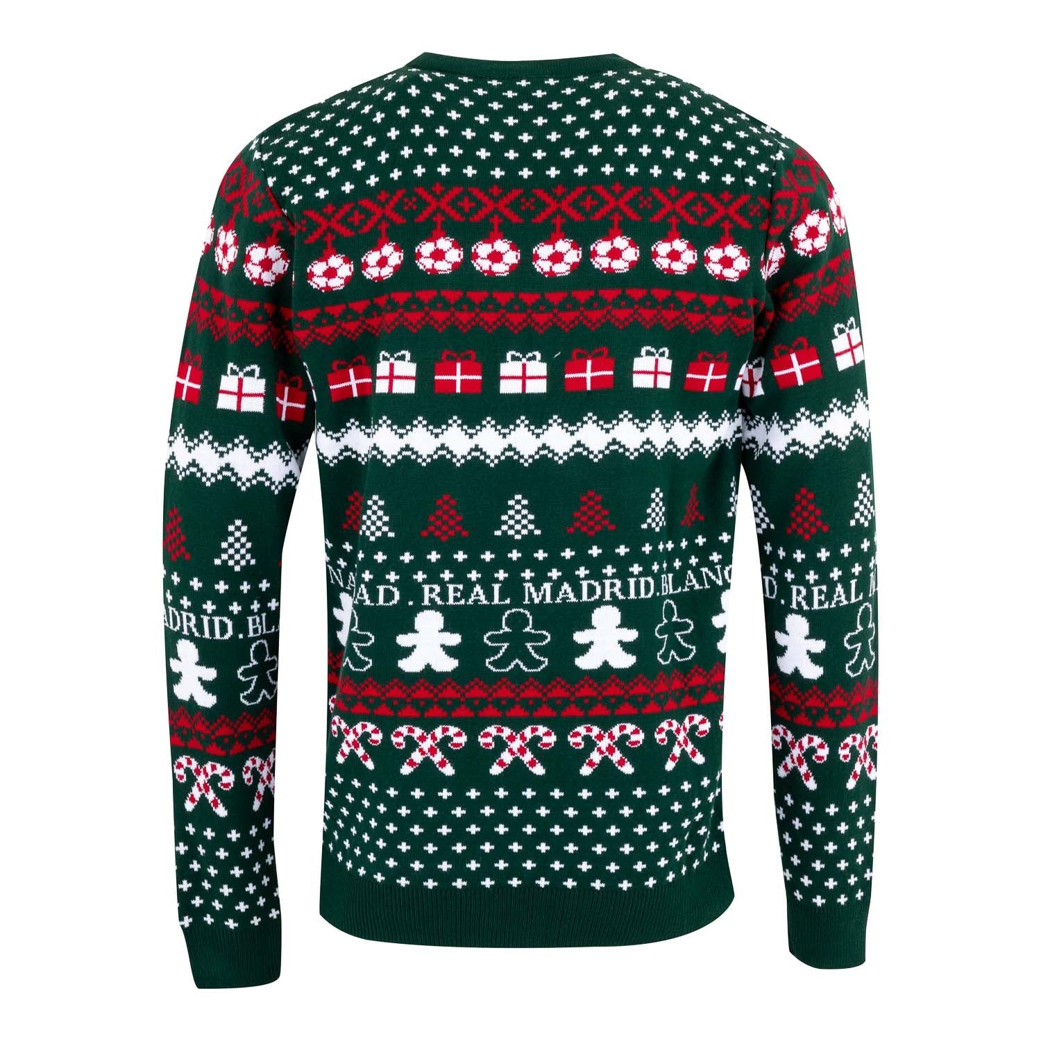 Jersey Navideño Escudo Verde/Multicolor