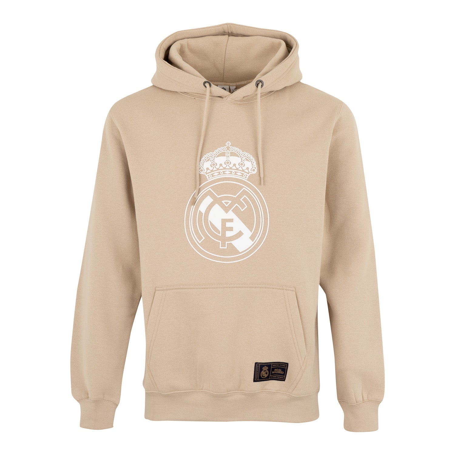 Sudadera Capucha Hombre Escudo Caqui