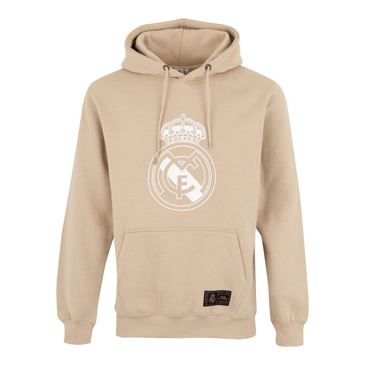 Sudadera Capucha Hombre Escudo Caqui
