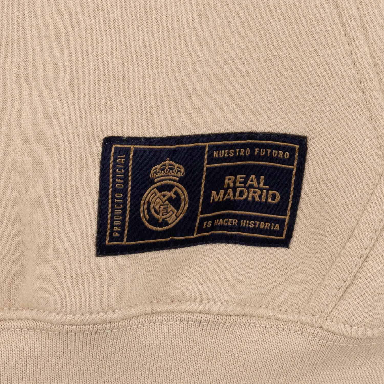 Sudadera Capucha Hombre Escudo Caqui
