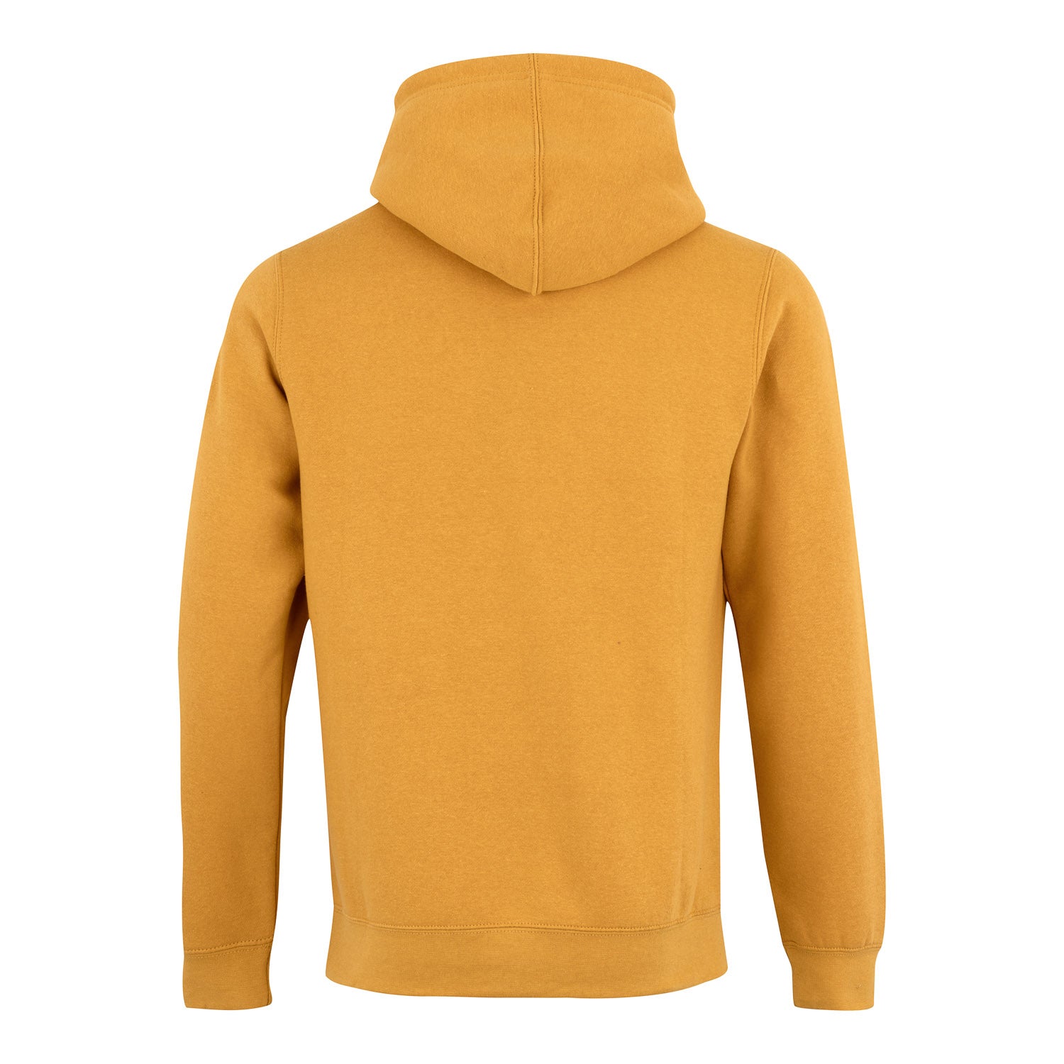 Sudadera Capucha Hombre Escudo Mostaza