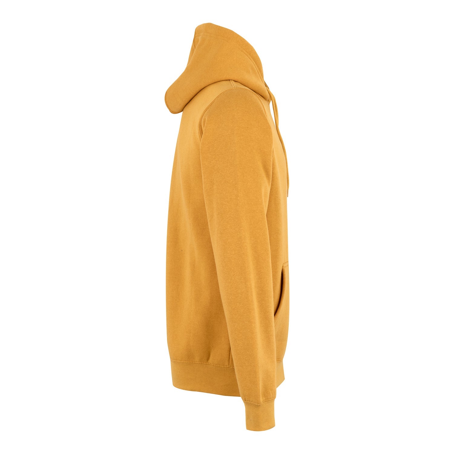 Sudadera Capucha Hombre Escudo Mostaza