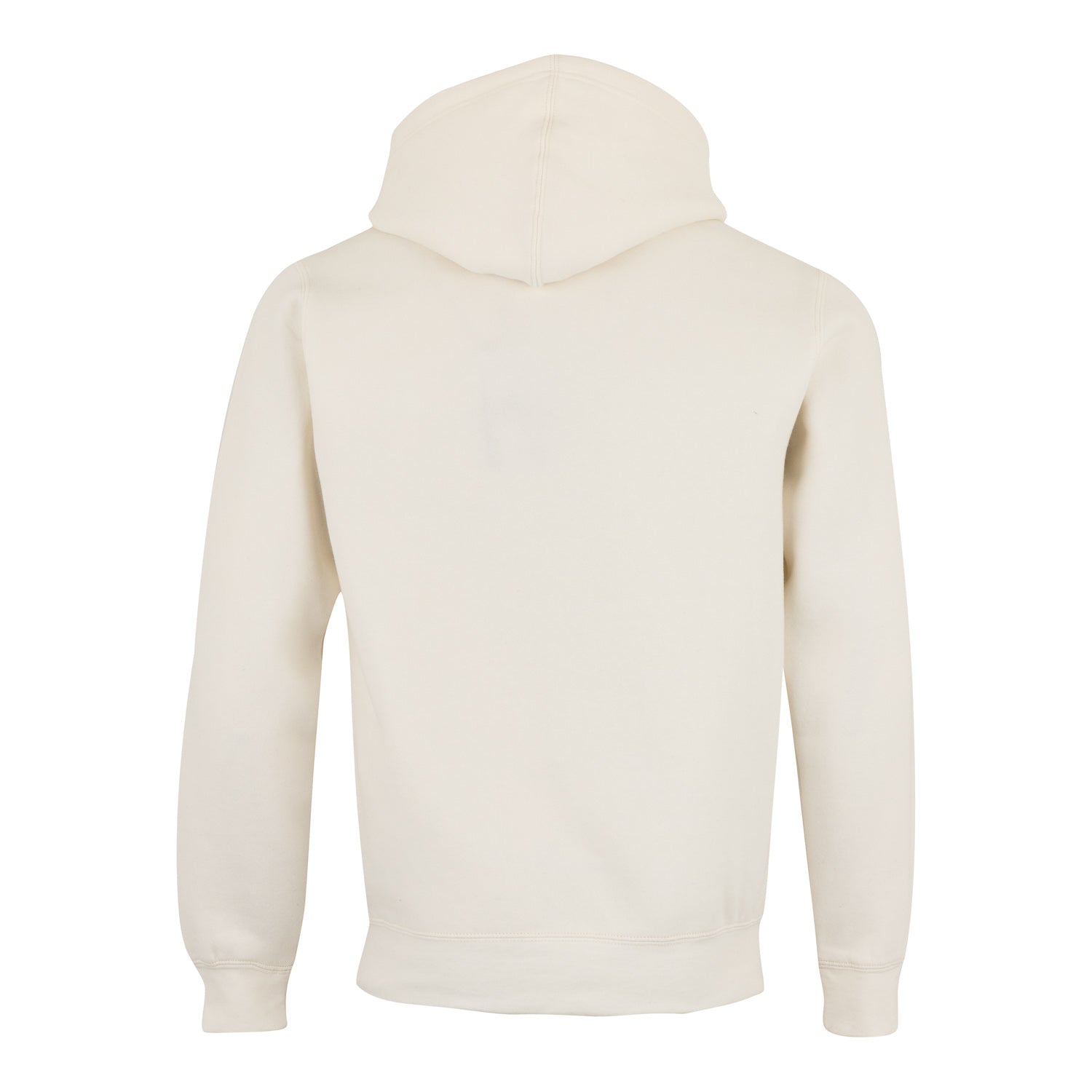 Sudadera Capucha Hombre Escudo Blanco Roto