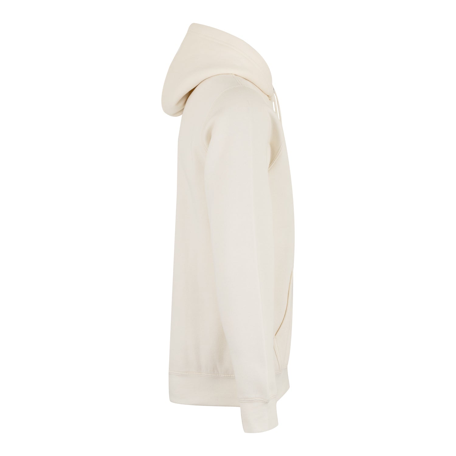 Sudadera Capucha Hombre Escudo Blanco Roto
