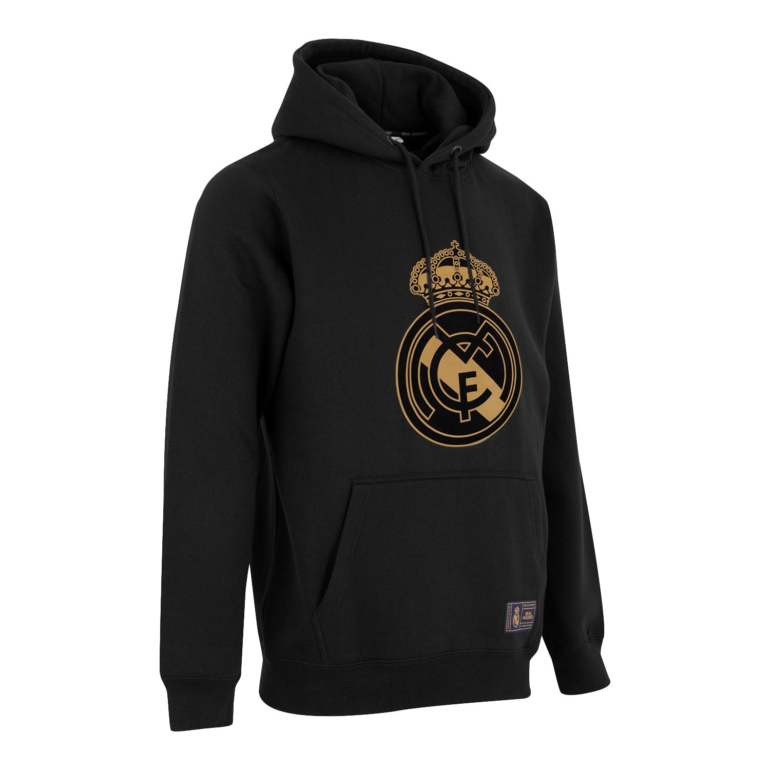 Sudadera Capucha Hombre Escudo Negra