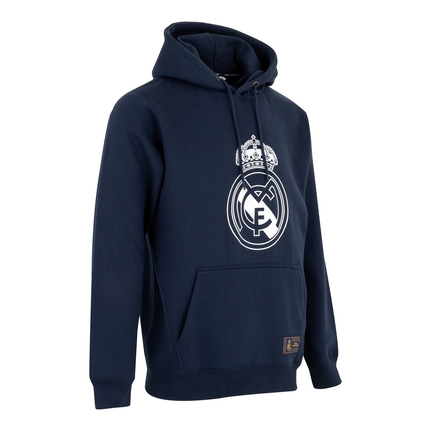 Sudadera Capucha Hombre Escudo Azul Marino