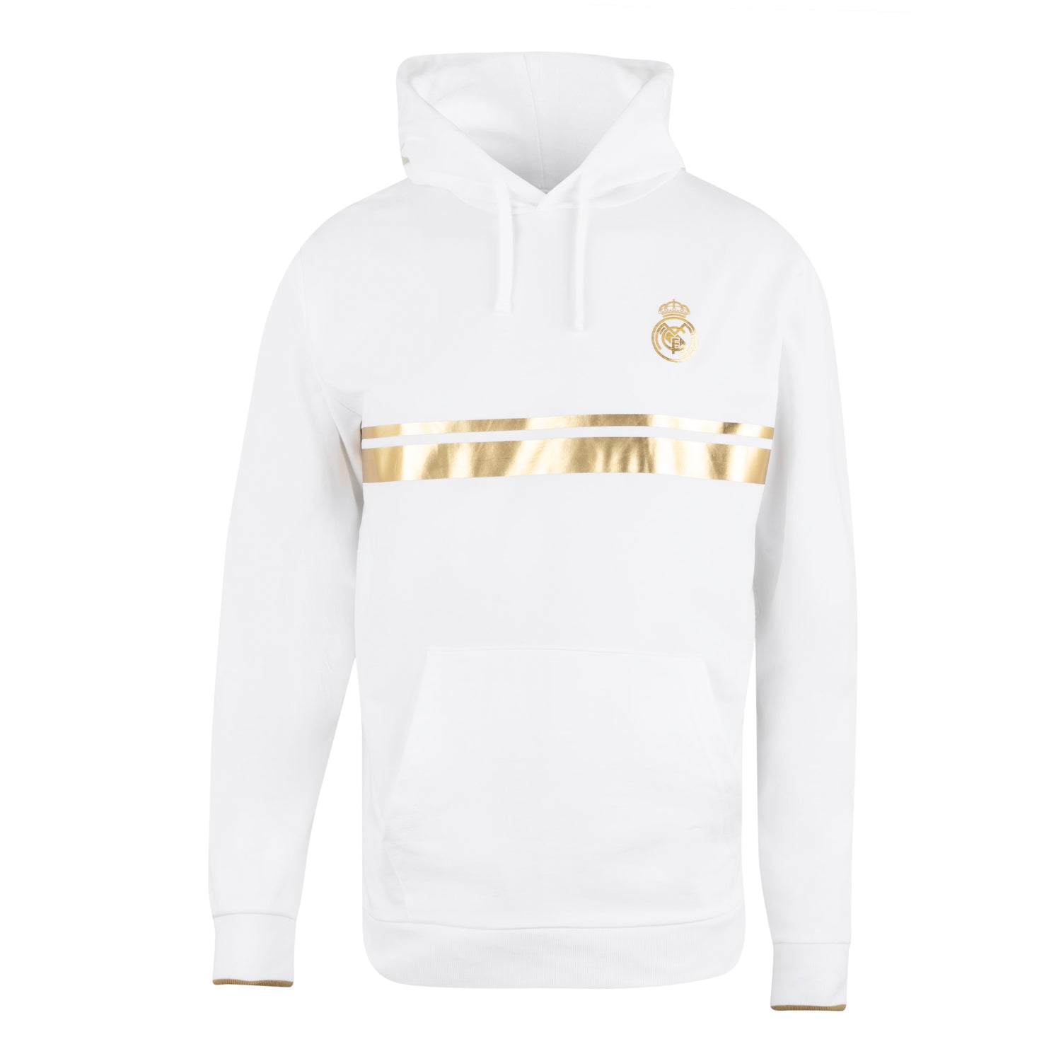 Sudadera con Capucha Hombre White & Gold
