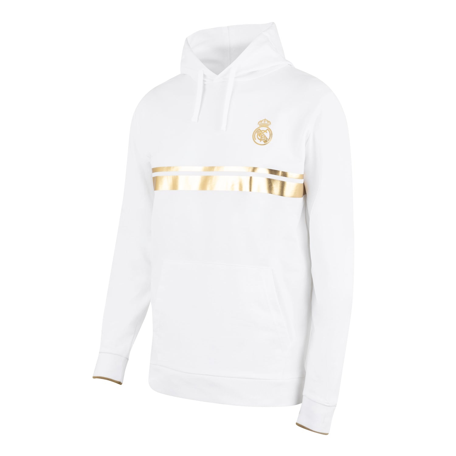 Sudadera con Capucha Hombre White & Gold
