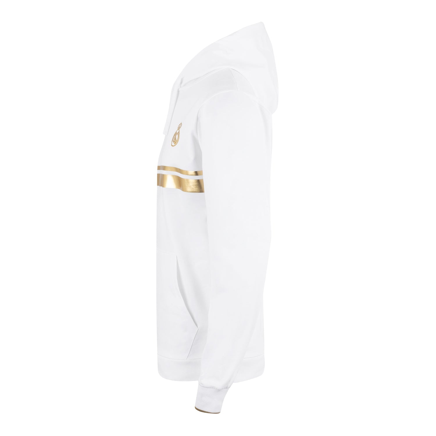 Sudadera con Capucha Hombre White & Gold