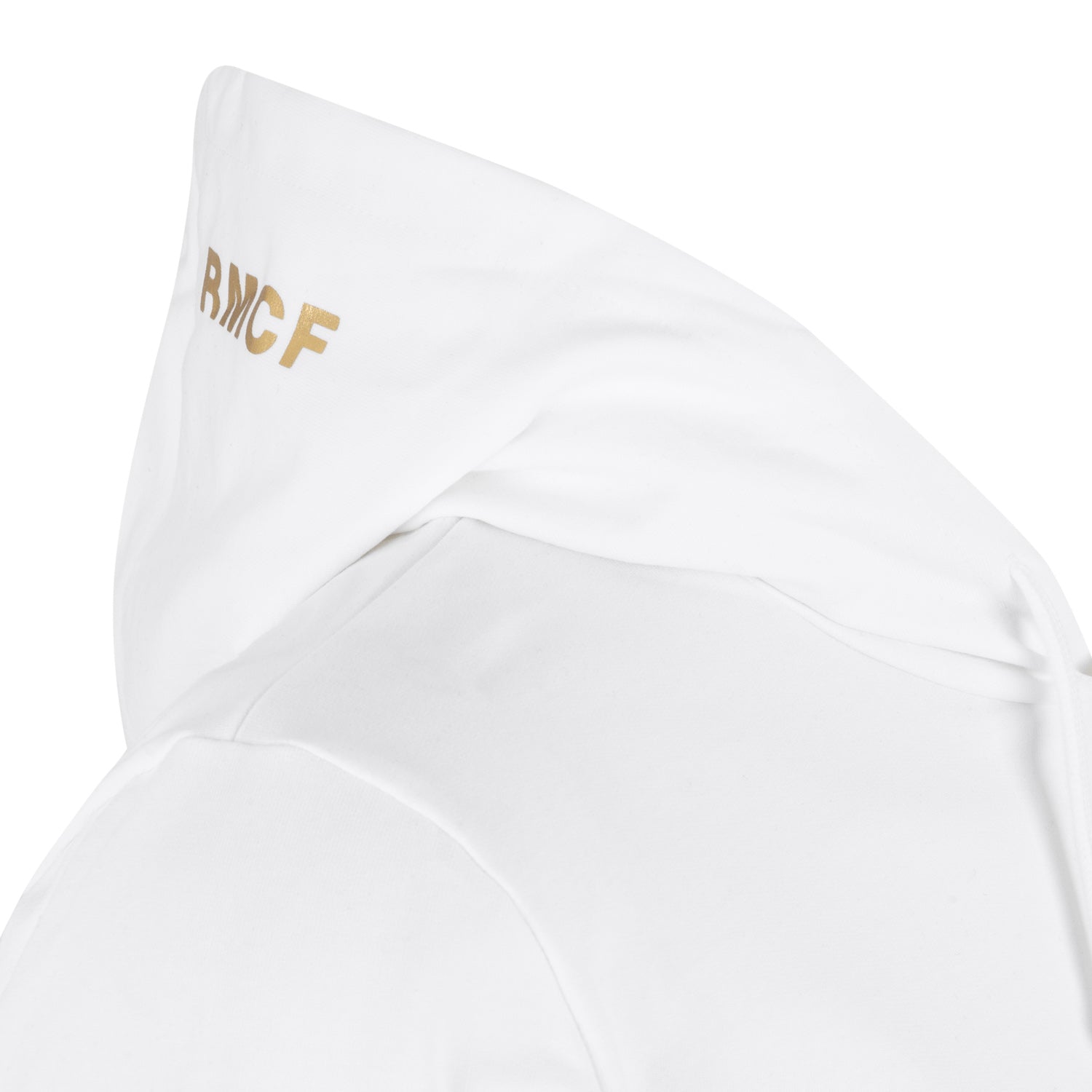 Sudadera con Capucha Hombre White & Gold