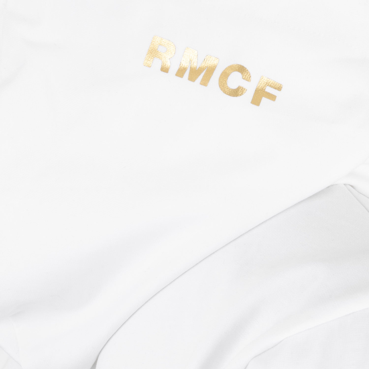 Sudadera con Capucha Hombre White & Gold