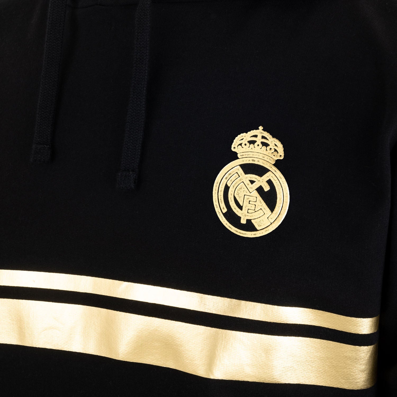 Sudadera Capucha Hombre Black & Gold
