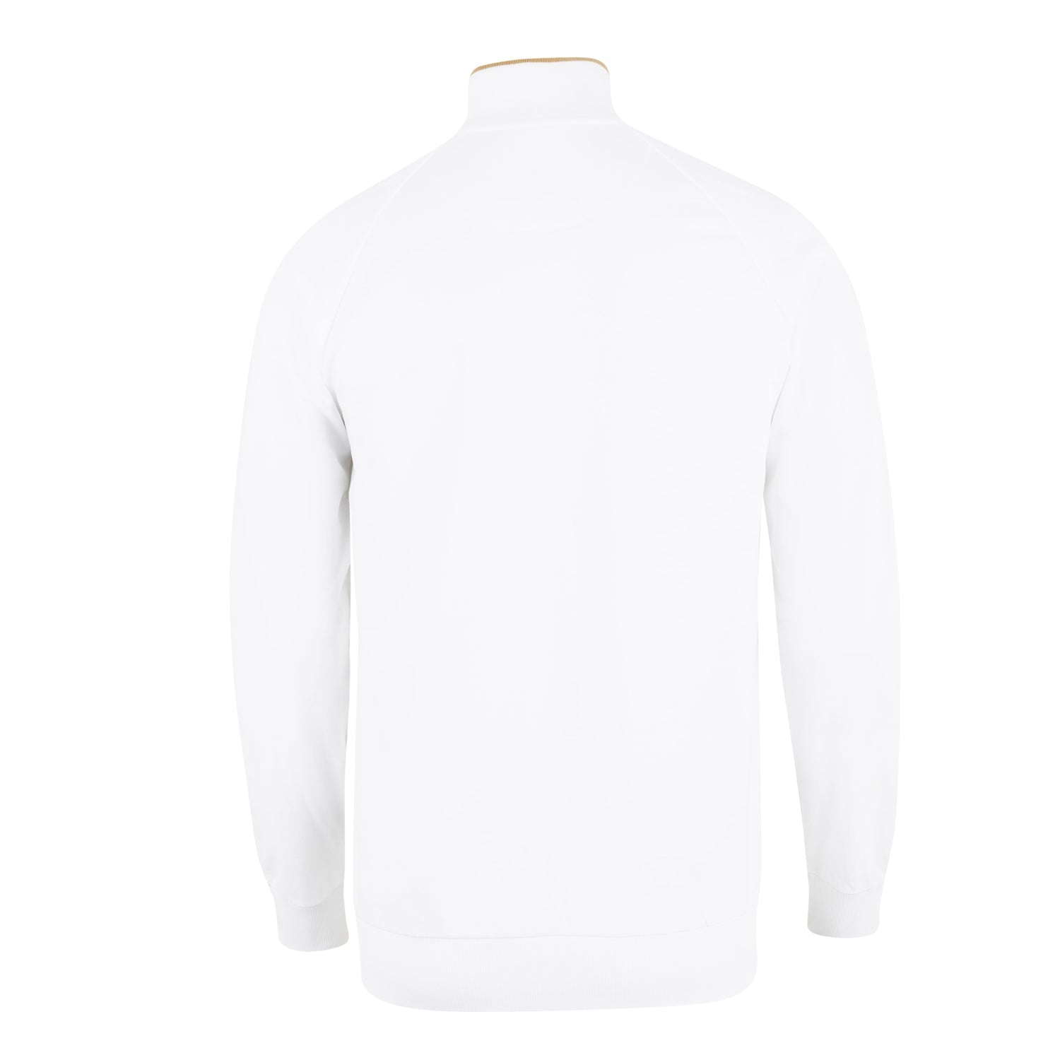 Sudadera Cremallera Hombre White & Gold