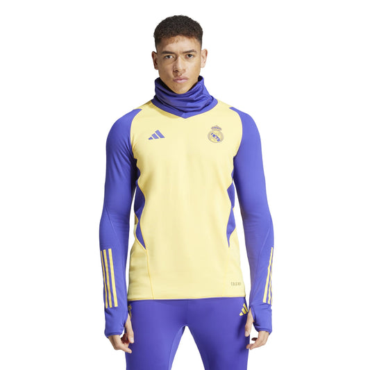 Sudadera Forro Hombre Entrenamiento Amarilla 23/24