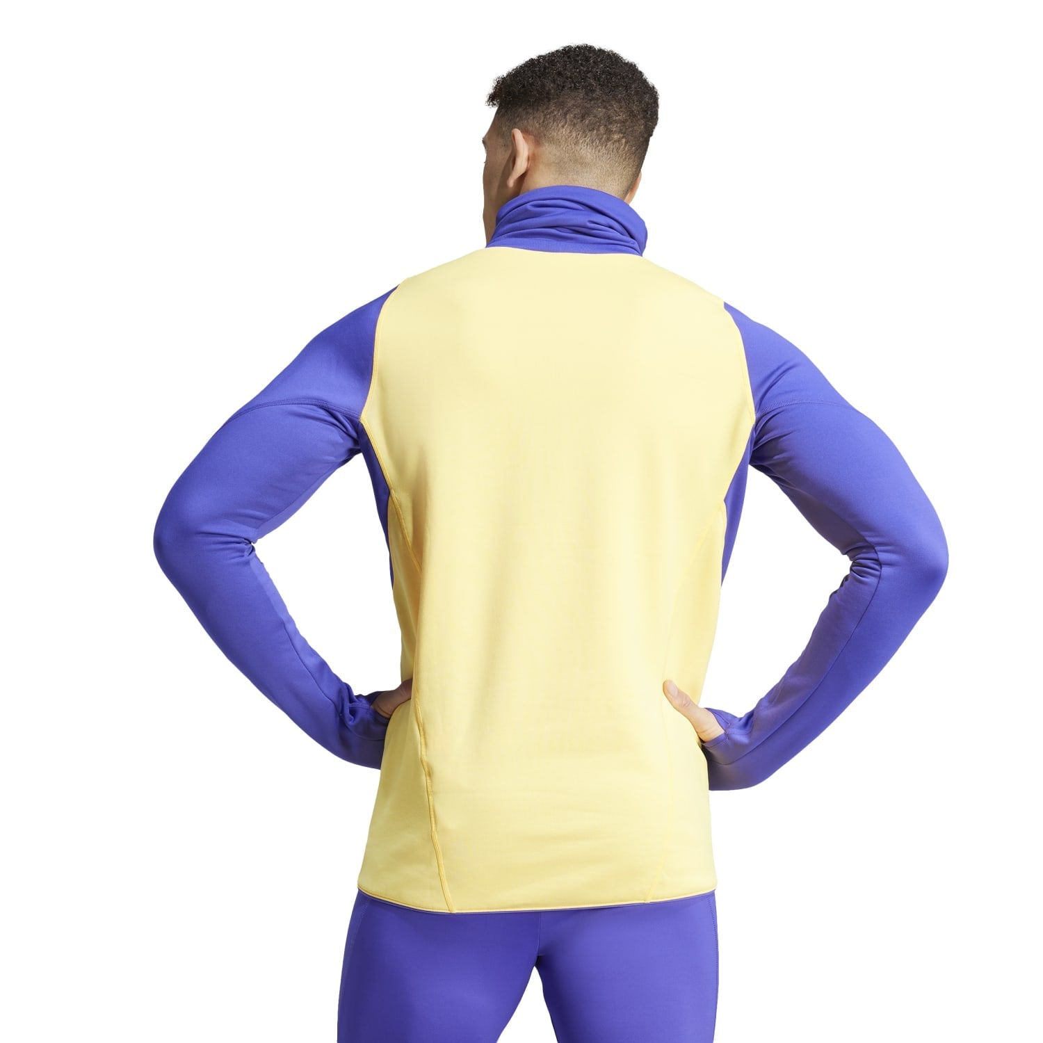 Sudadera Forro Hombre Entrenamiento Amarilla 23/24