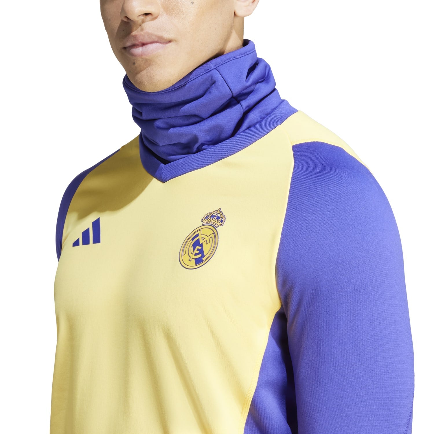 Sudadera Forro Hombre Entrenamiento Amarilla 23/24