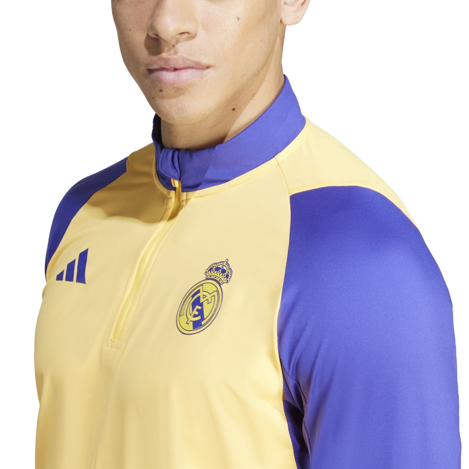 Sudadera Chándal Pro Hombre Entrenamiento Amarilla 23/24