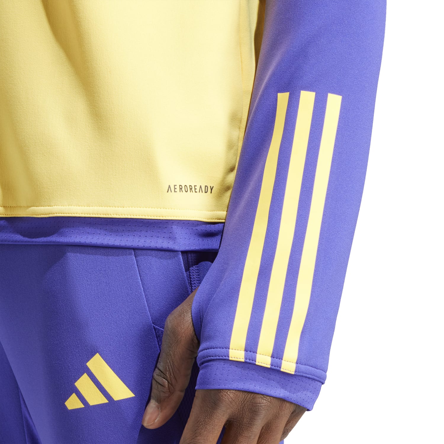 Sudadera Chándal Hombre Entrenamiento Amarilla 23/24
