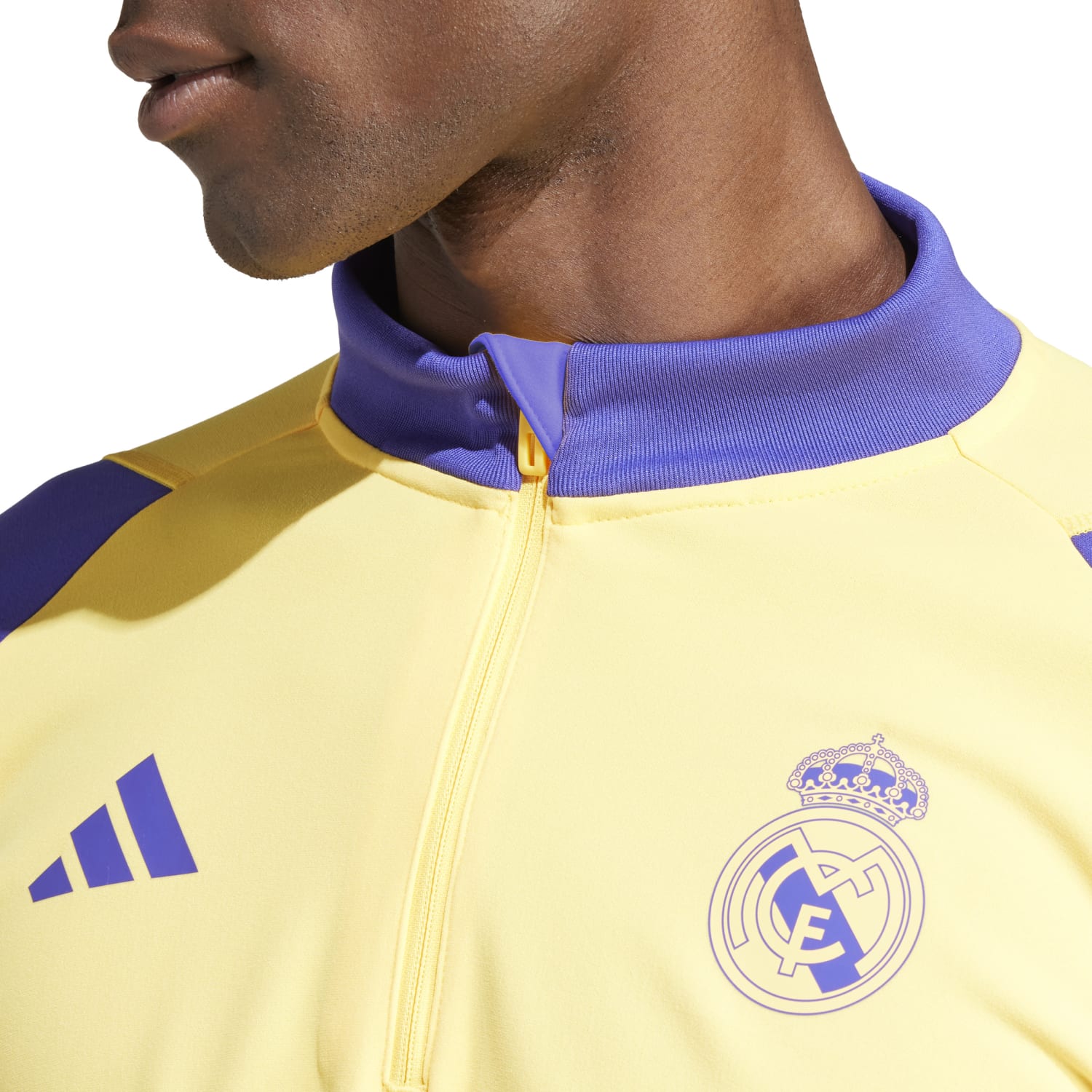 Sudadera Chándal Hombre Entrenamiento Amarilla 23/24