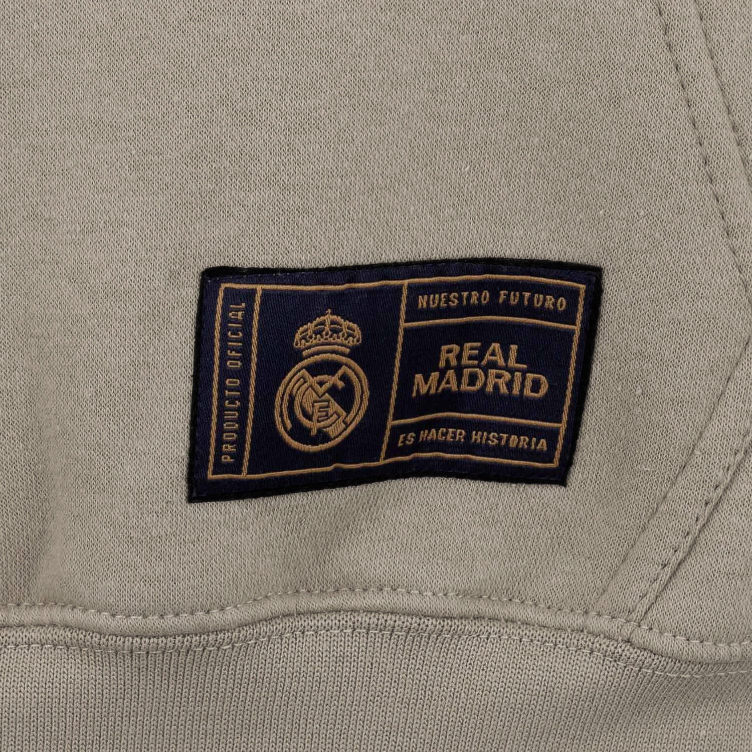 Sudadera Capucha Hombre Escudo Oliva