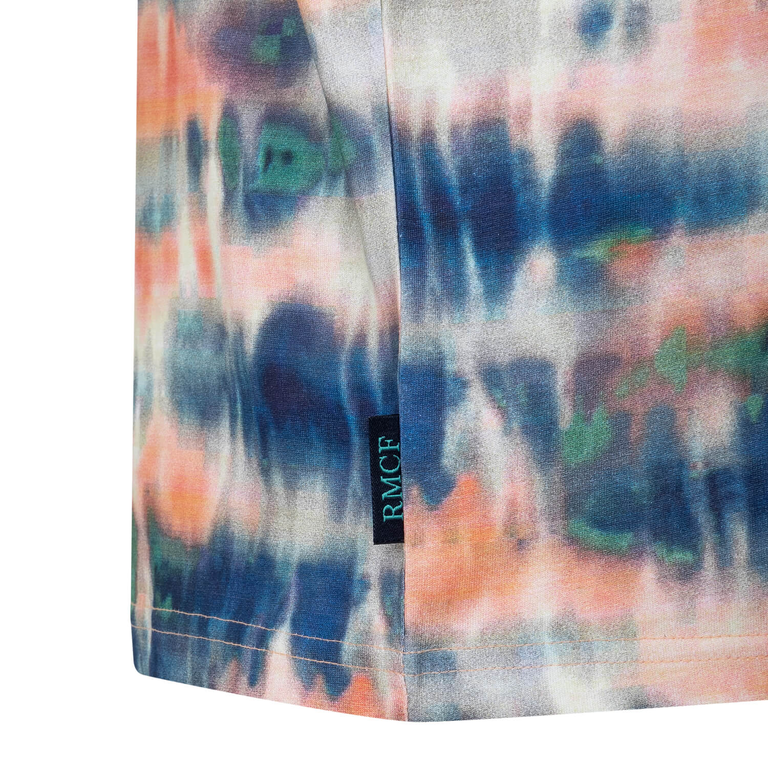 Sunset Festival Camiseta Hombre Teñido Anudado Multicolor