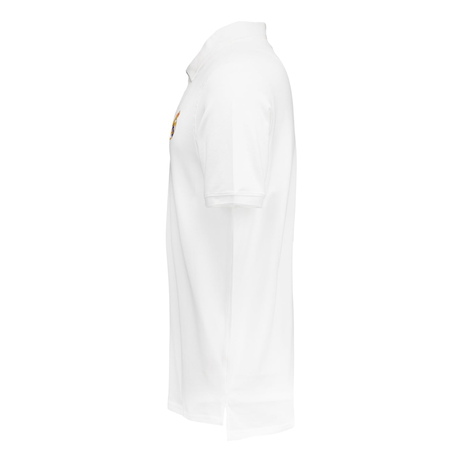 Polo Blanco Hombre ECO Essentials Real Madrid Escudo Color