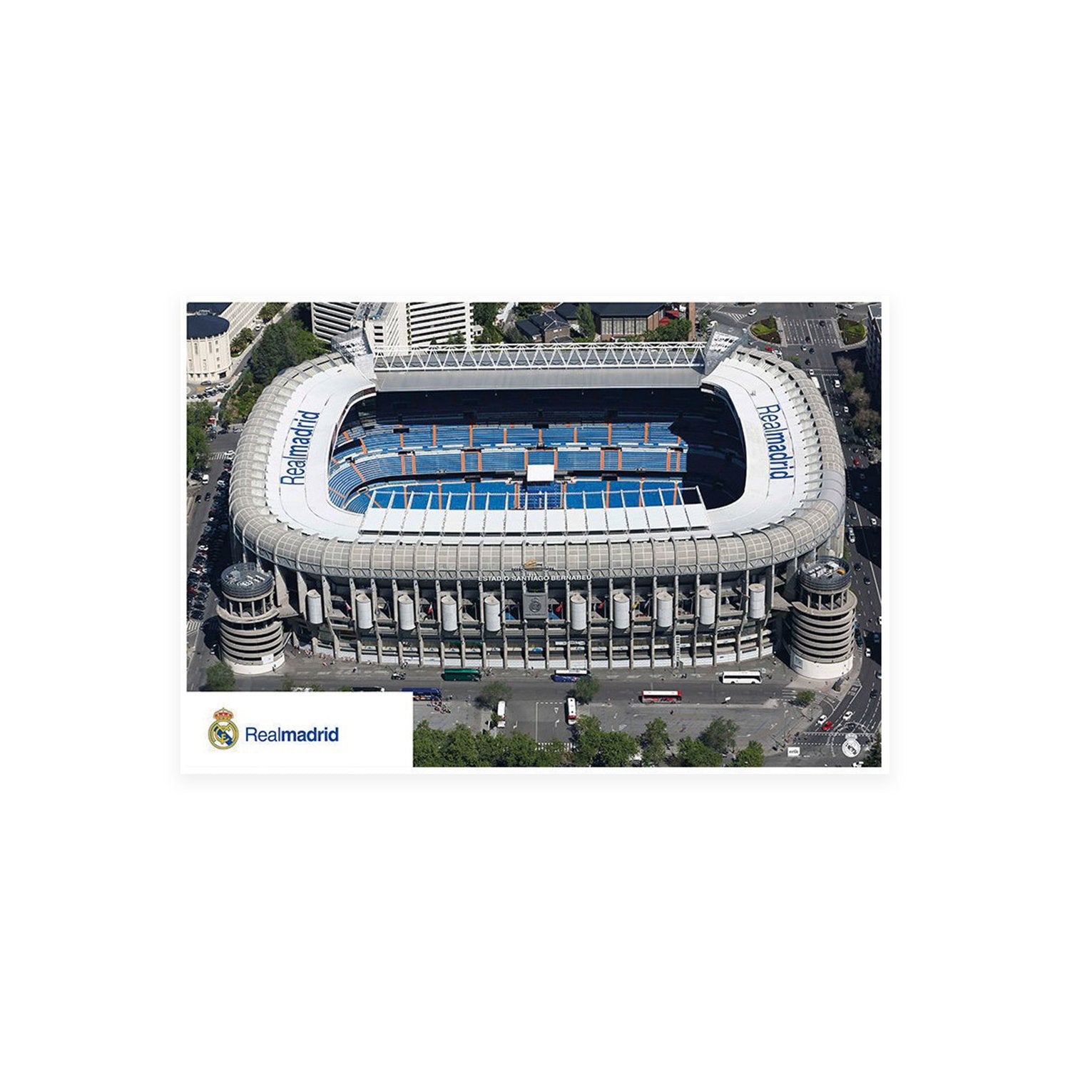 Mini Poster Estadio Santiago Bernabéu Real Madrid