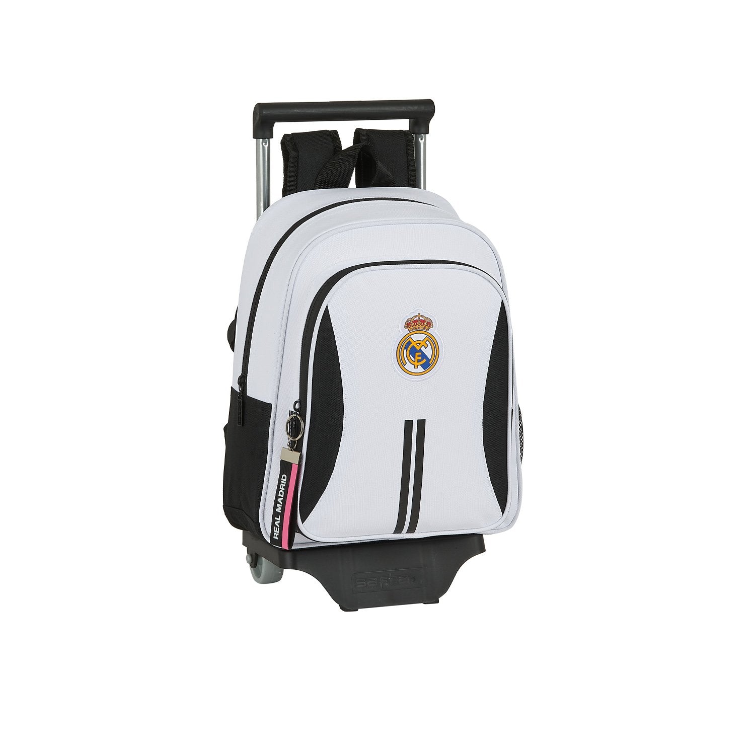 Mochila Infantil con Carro Blanca Real Madrid