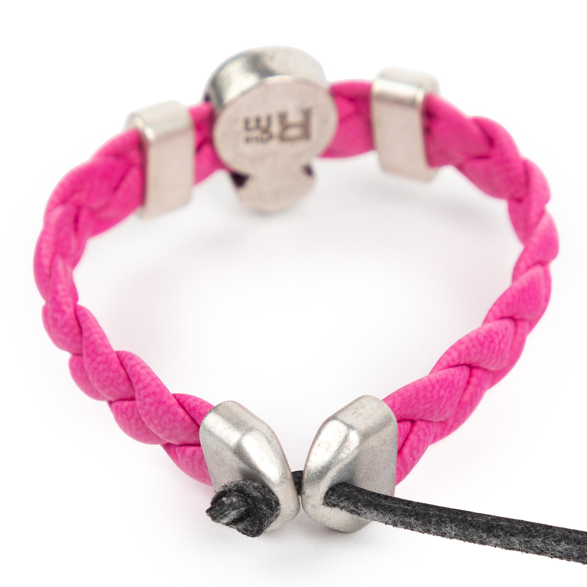 Pulsera Trenza Rosa Real Madrid