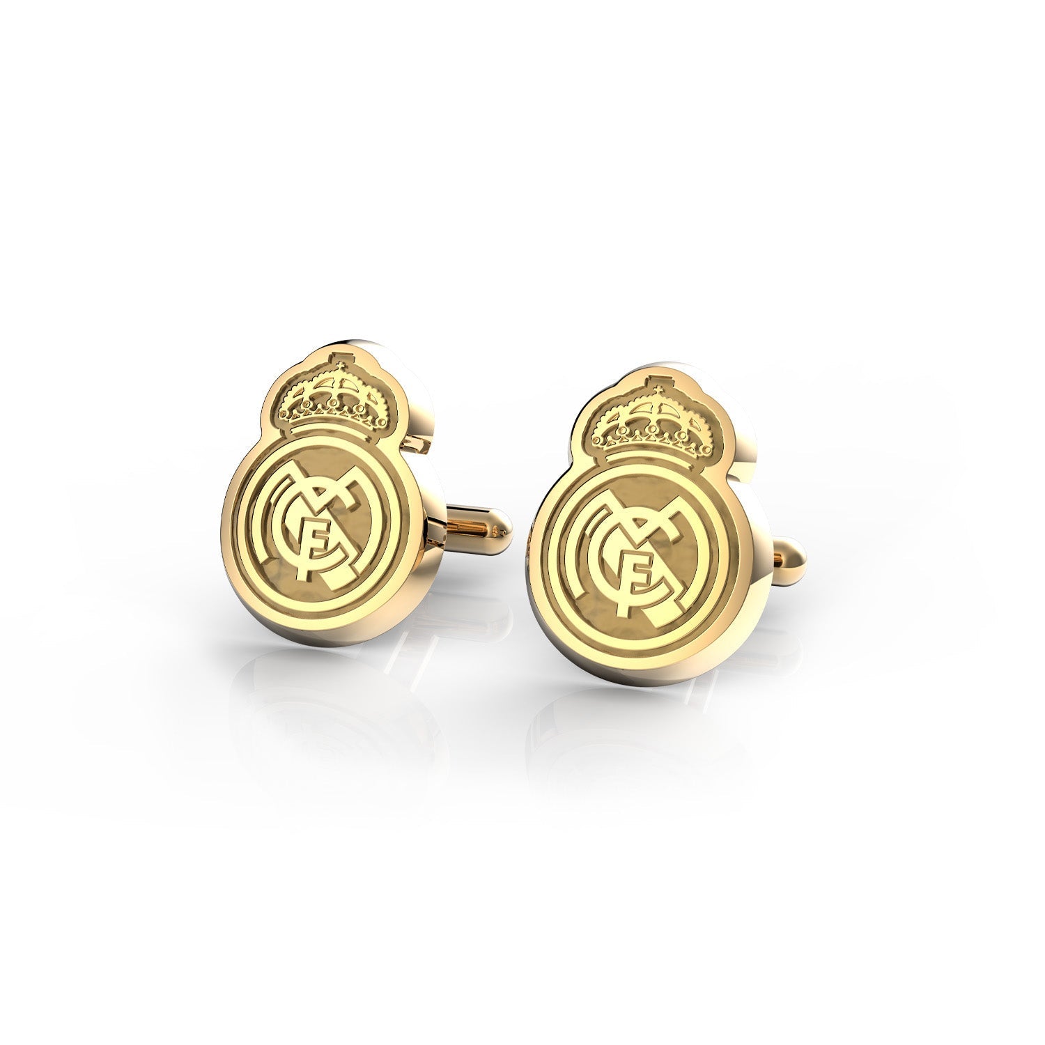 Gemelos Escudo Oro Real Madrid