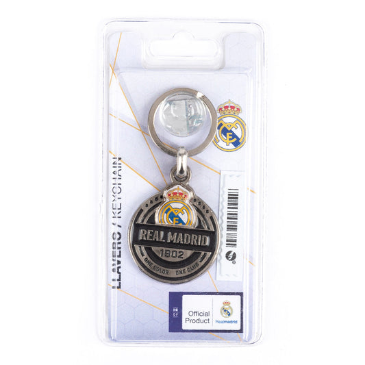 Llavero Negro/Blanco Real Madrid