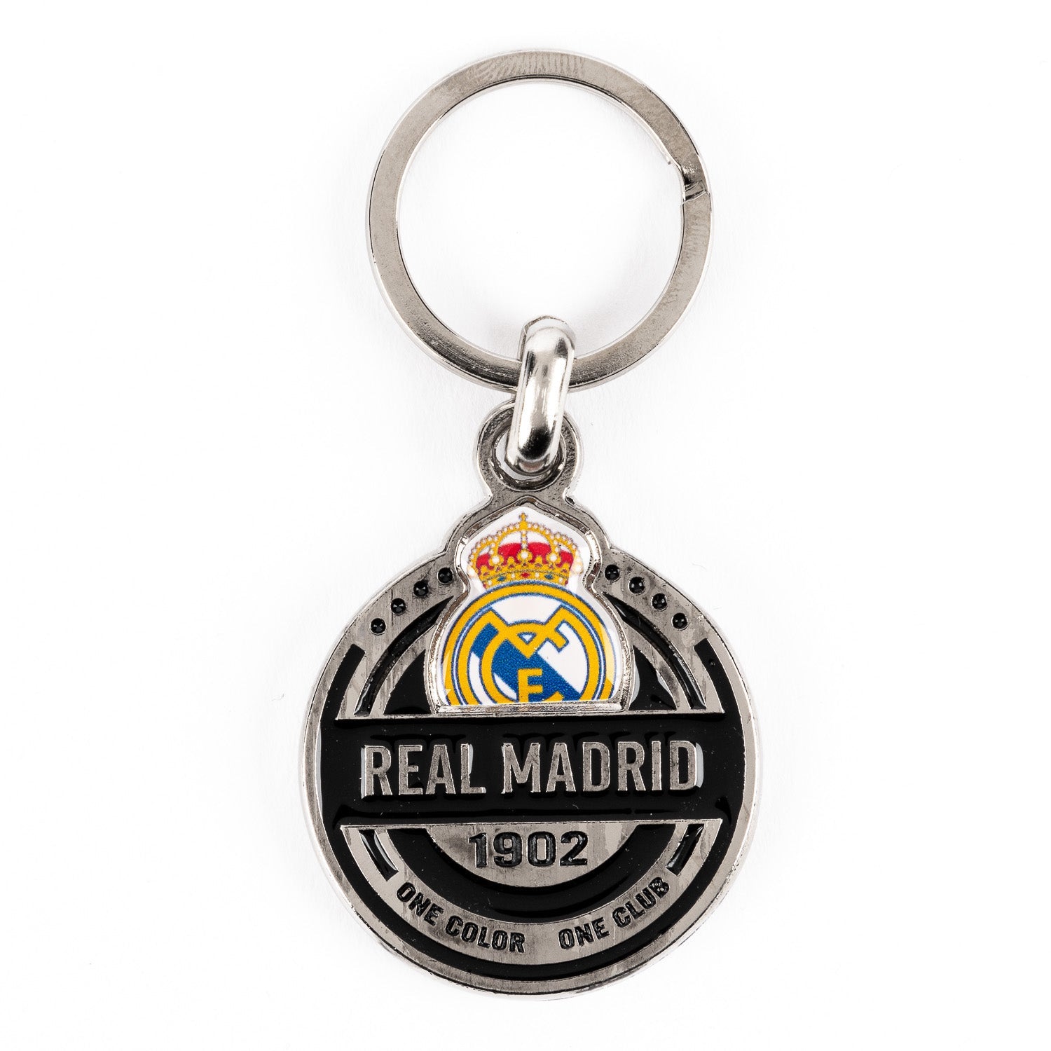 Llavero Negro/Blanco Real Madrid