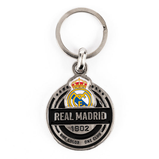 Llavero Negro/Blanco Real Madrid