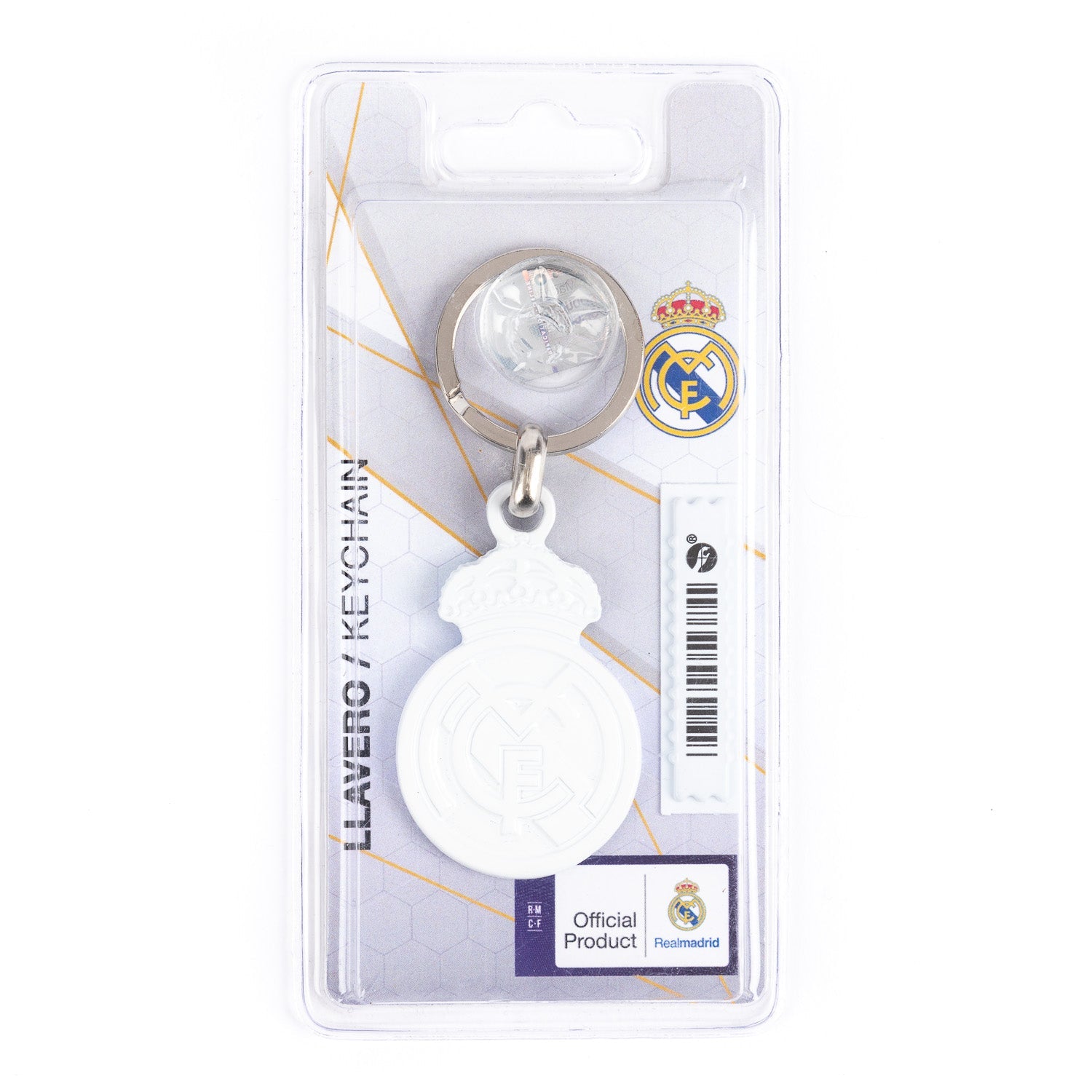 Llavero Escudo Blanco Real Madrid