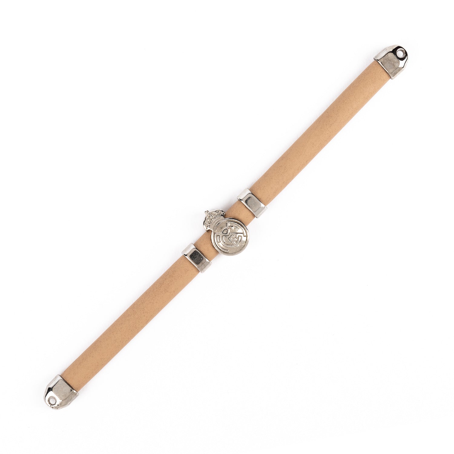 Pulsera Cuero Camel Real Madrid