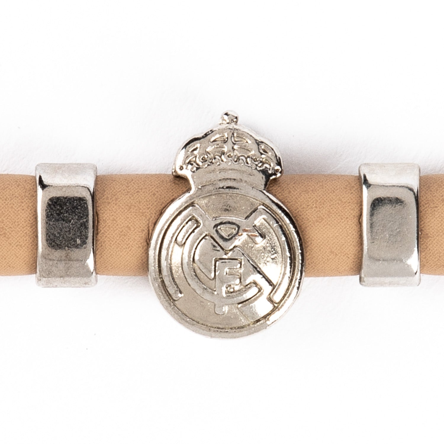 Pulsera Cuero Camel Real Madrid