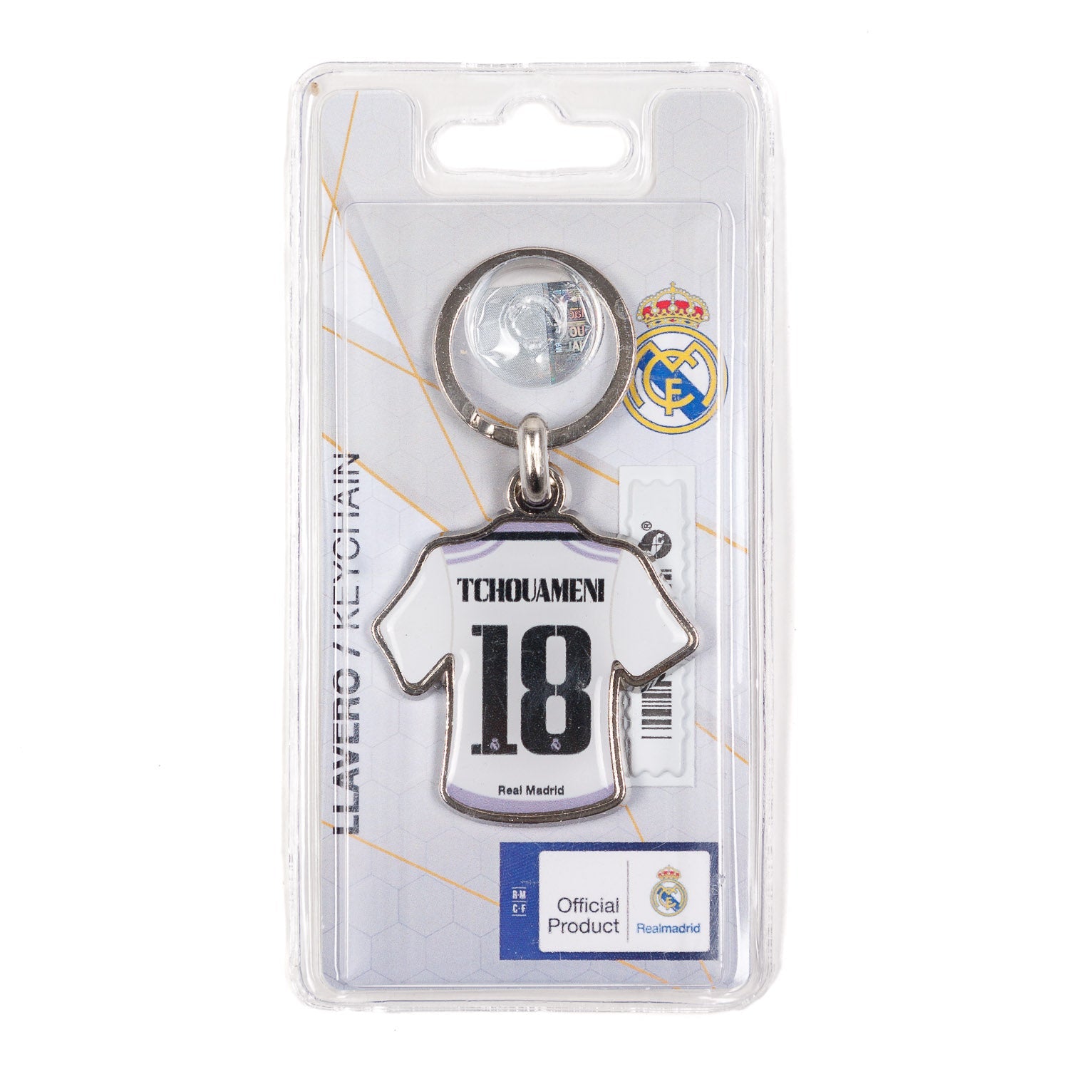 Llavero Camiseta Tchouameni Real Madrid