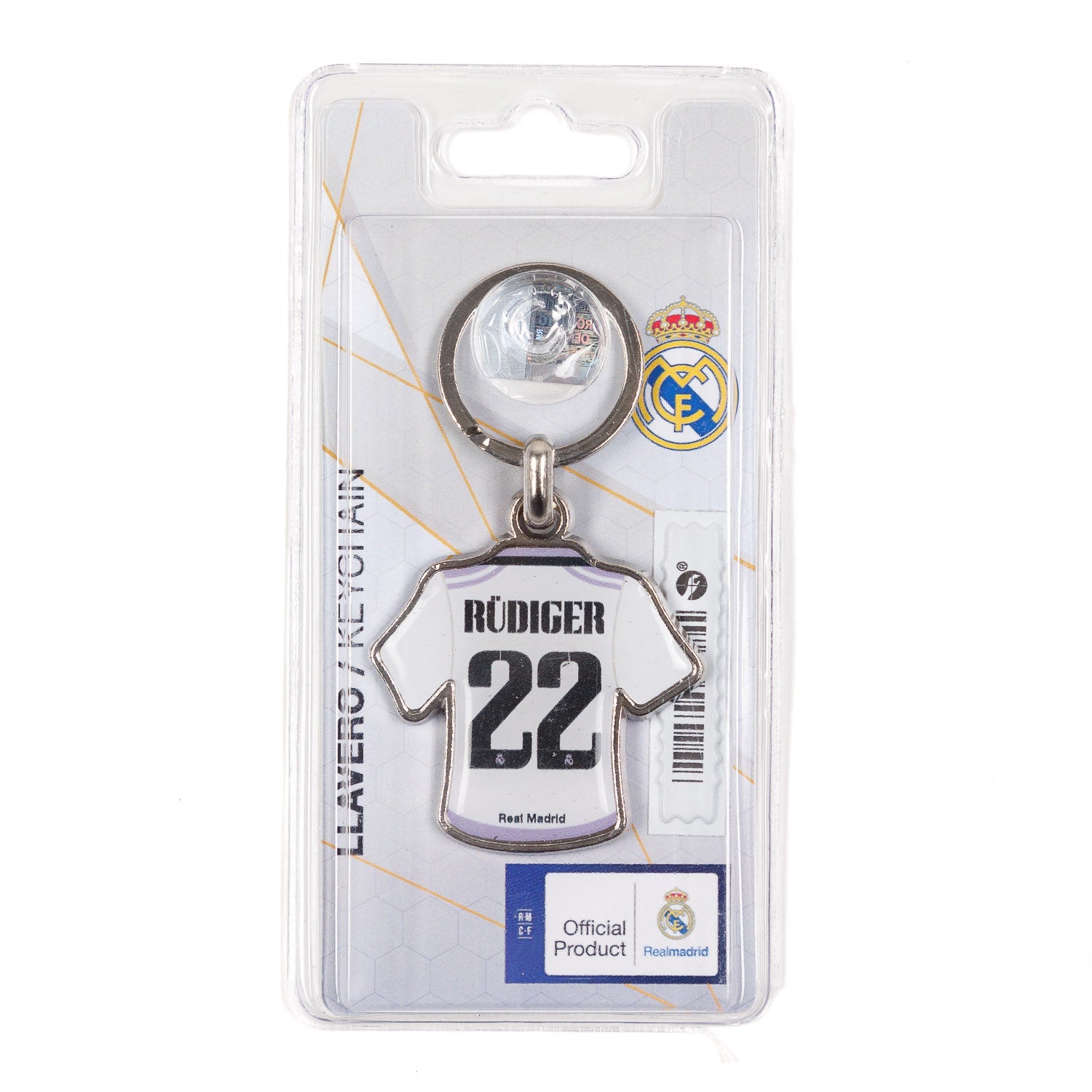 Llavero Camiseta Rüdiger Real Madrid