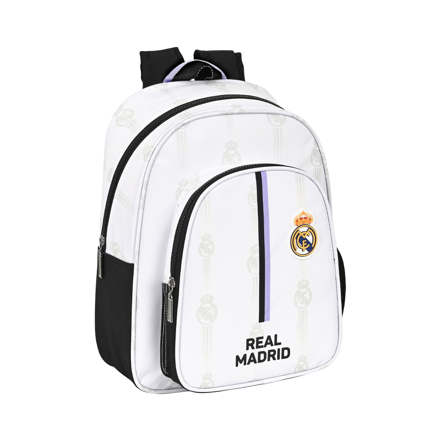 Mochila Infantil Madridista Blanca Morada