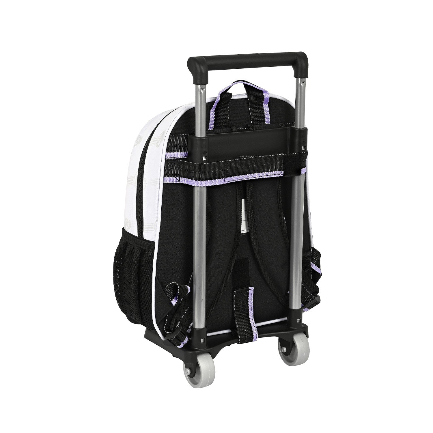 Mochila Carro Infantil Madridista Blanca Morada