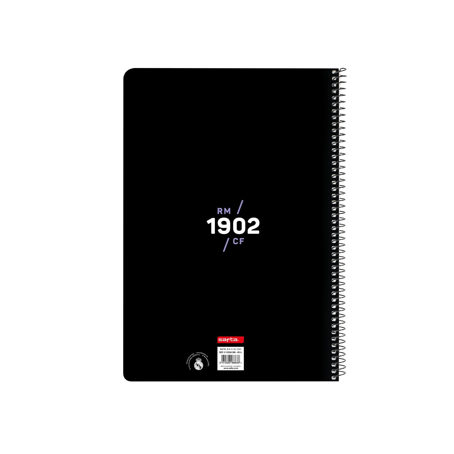 Cuaderno A4 Madridista Blanco Morado