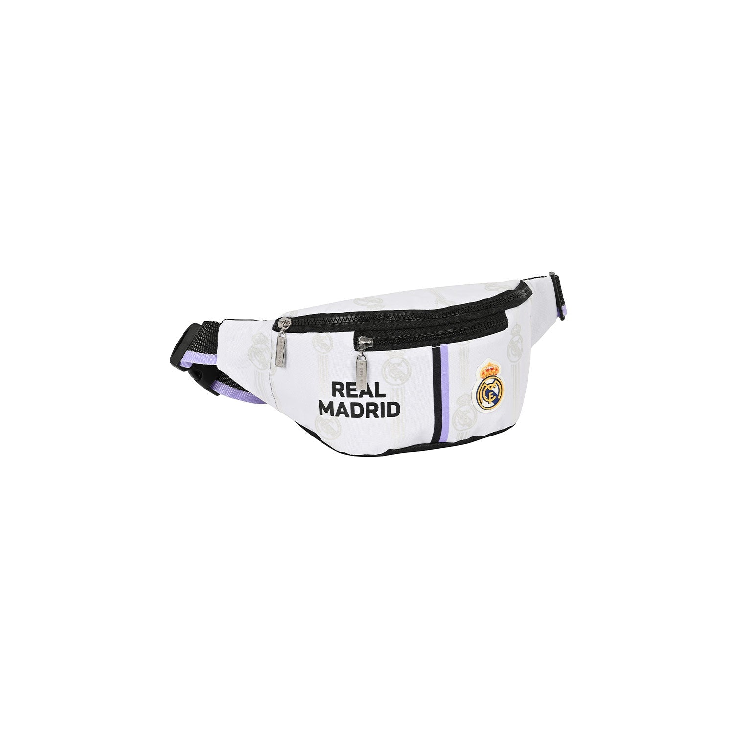 Riñonera Madridista Blanca Morada