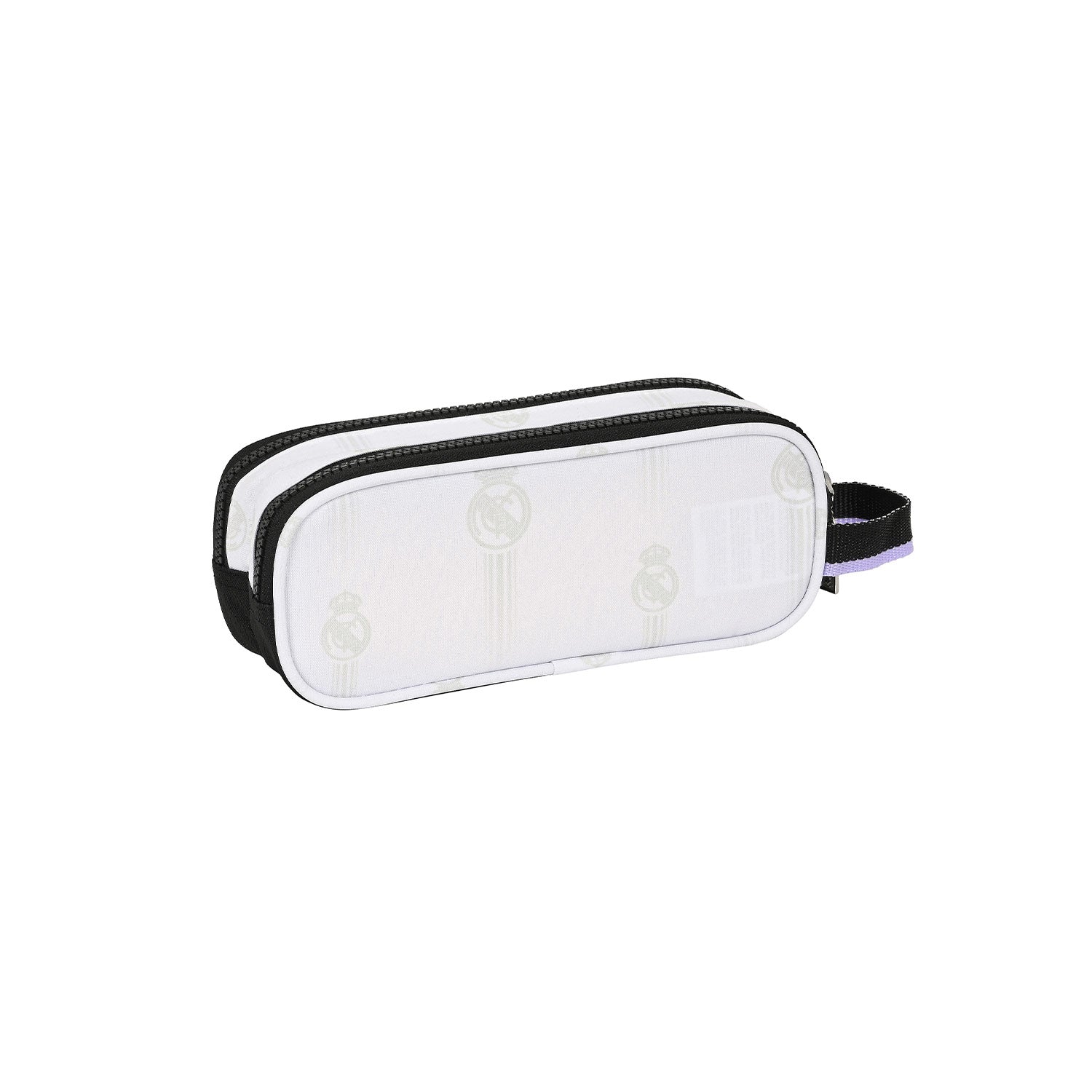 Estuche Doble Madridista Blanco Morado