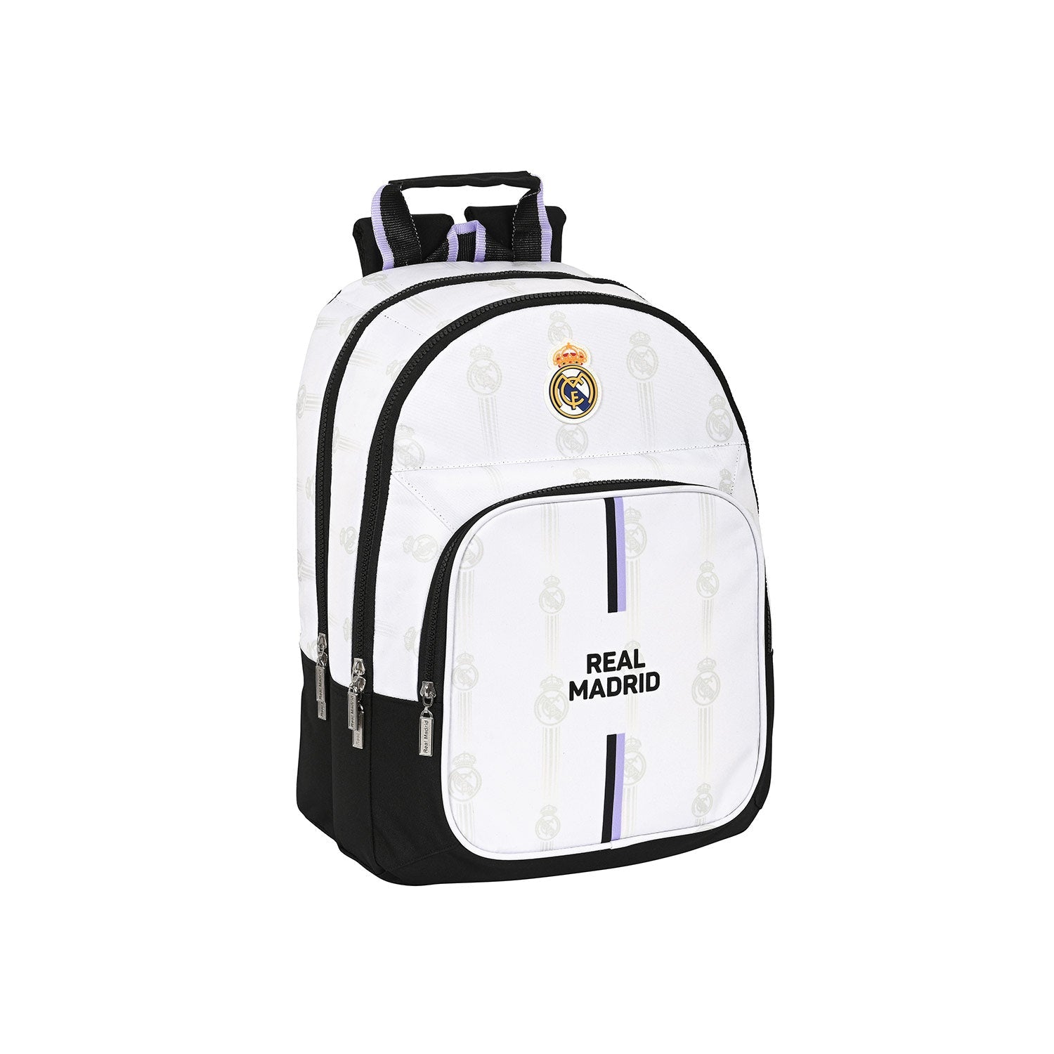 Mochila Doble Madridista Blanca Morada