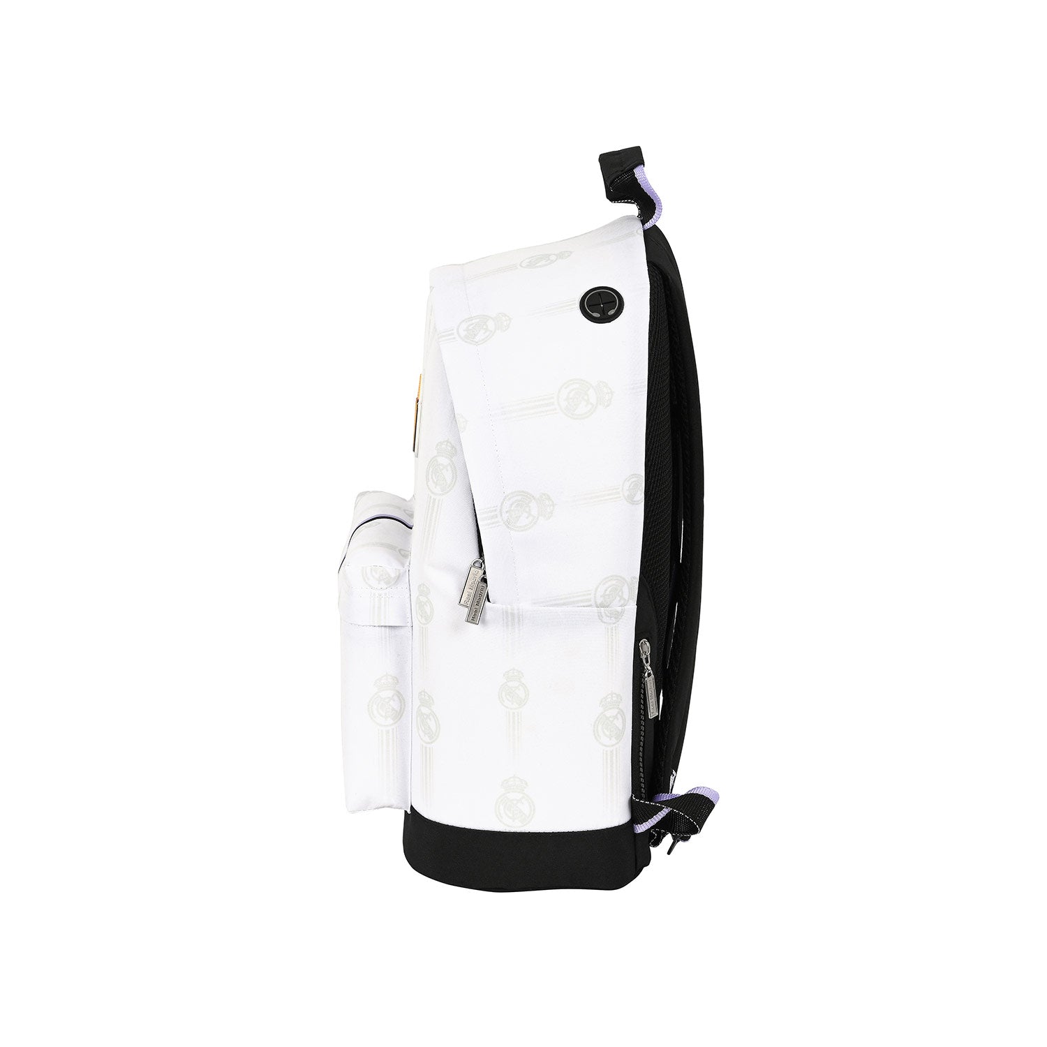Mochila Portátil Madridista Blanca Morada